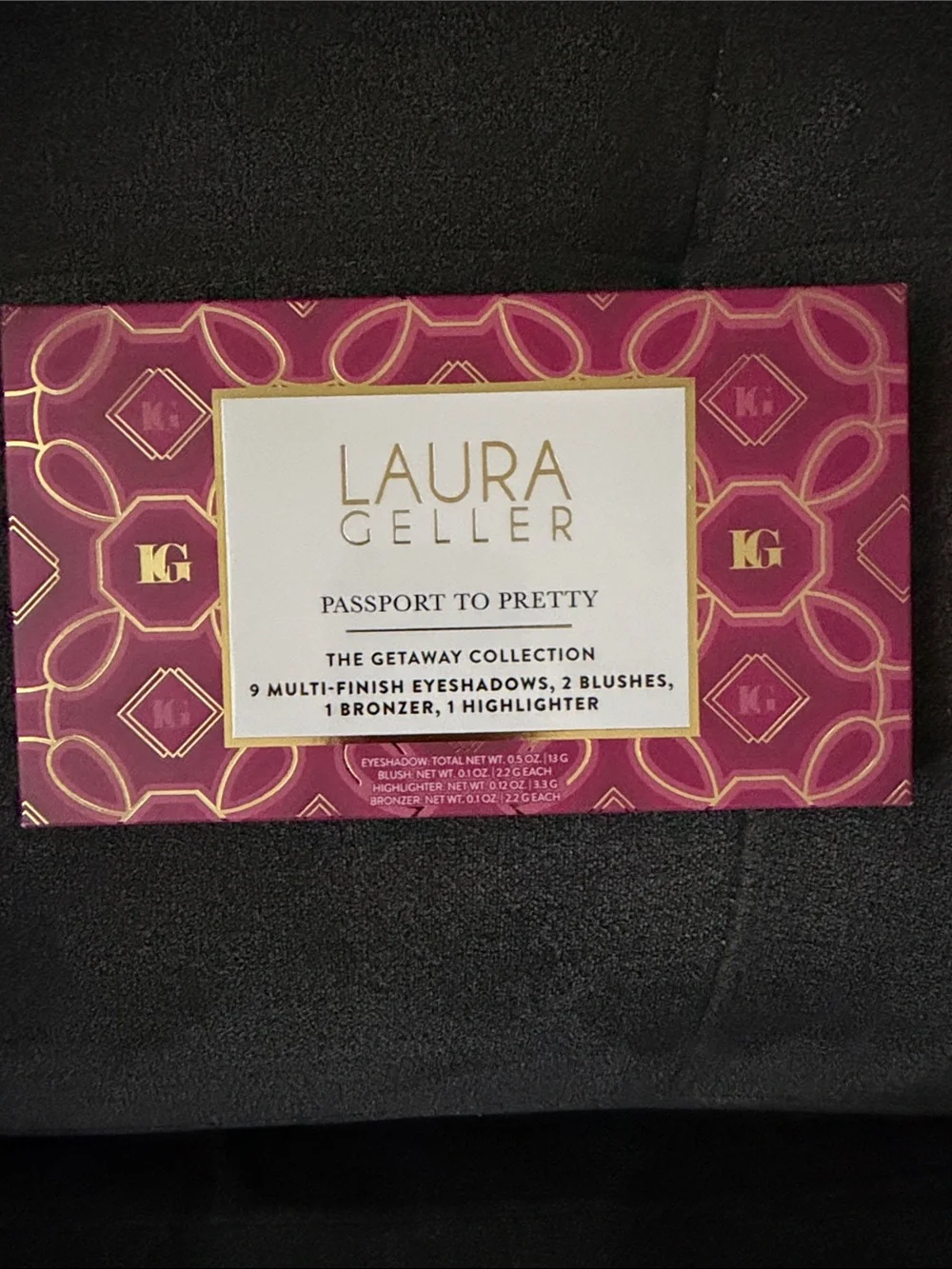 Laura Geller Pink & Gold Passport to Pretty Eyeshadow Palette